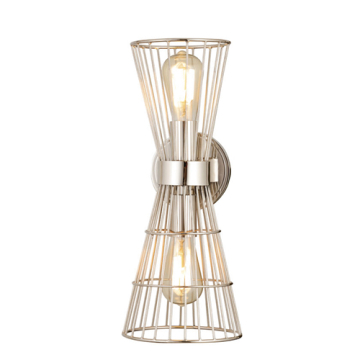 Z-Lite Alito 2-Light Wall Sconce - 120V - Polished Nickel