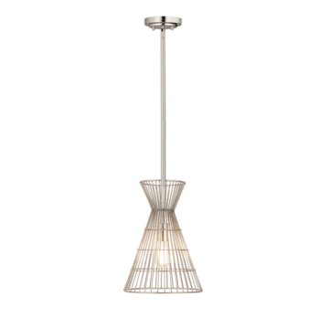 Z-Lite Alito 1-Light Pendant - 120V - Polished Nickel