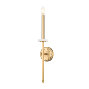 Z-Lite Gaultier 1-Light Wall Sconce - 120V - Modern Gold