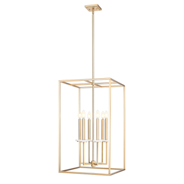 Z-Lite Gaultier 6-Light Chandelier - 120V - Modern Gold