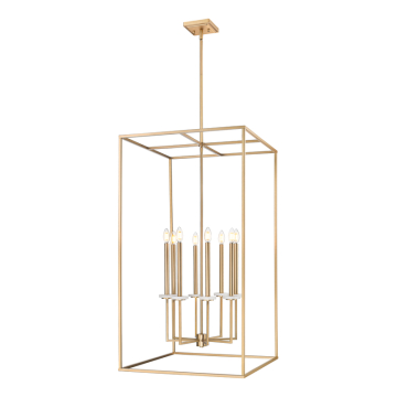 Z-Lite Gaultier 8-Light Chandelier - 120V - Modern Gold