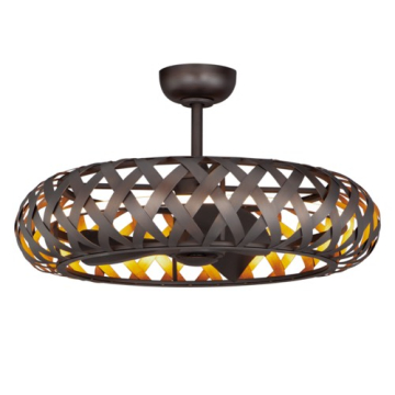 Maxim Lighting Weave Wifi-Enabled LED Fandelight - 3000K - 120V - Bronze Gilt / Gold