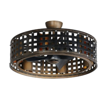 Maxim Lighting Portcullis 33" Wifi-Enabled Fandelight - 120V - Bronze Gilt