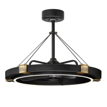Maxim Lighting Jewel Wifi-Enabled LED Fandelight - CCT Tunable - 120V - Black / Gold