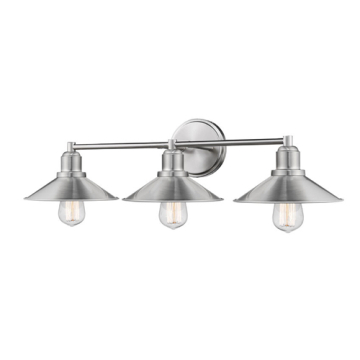 Z-Lite Casa 3-Light Vanity - 120V - Brushed Nickel