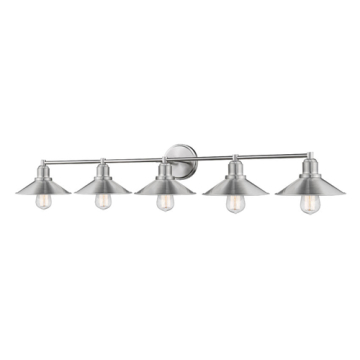 Z-Lite Casa 5-Light Vanity - 120V - Brushed Nickel