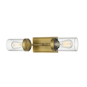 Z-Lite Calliope 2-Light Wall Sconce - 120V - Foundry Brass
