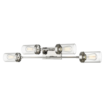 Z-Lite Calliope 4-Light Vanity - 120V - Polished Nickel
