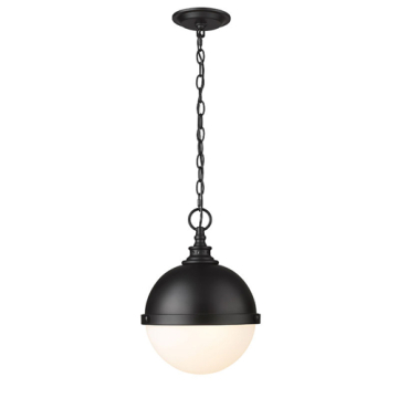 Z-Lite Peyton 12" 2-Light Pendant - 120V - Matte Black