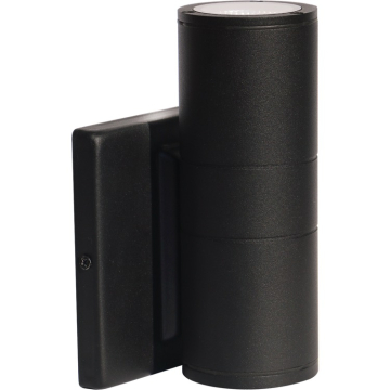 SATCO|NUVO 1-Light LED Small Cylinder Fixture - Wall Mount - 10W - 120/277V - Black