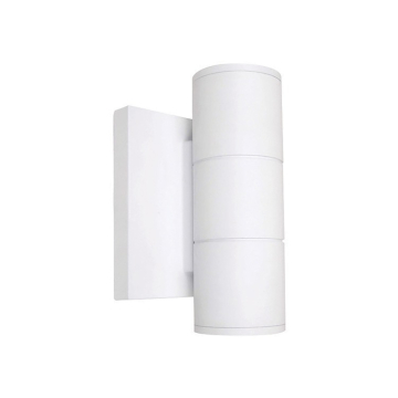 SATCO|NUVO 2-Light LED Small Cylinder Fixture - Wall Mount - Up and Down - 10W - 120/277V - White