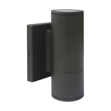 SATCO|NUVO 2-Light LED Small Cylinder Fixture - Wall Mount - Up and Down - 10W - 120/277V - Bronze