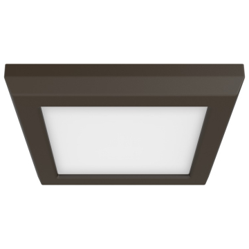 SATCO|NUVO Blink Pro LED Surface Mount - 9W - 5" Square - CCT Selectable - Bronze - 120V