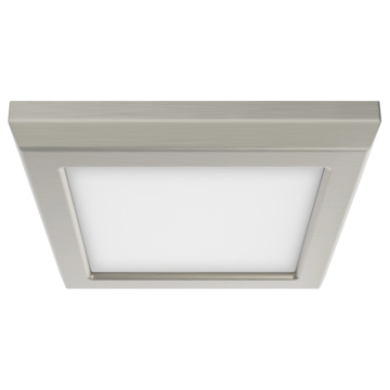 SATCO|NUVO Blink Pro LED Surface Mount - 9W - 5" Square - CCT Selectable - Brushed Nickel - 120V