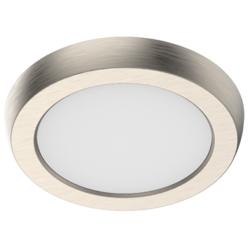 SATCO|NUVO Blink Performer LED Surface Mount - 8W - 5" Round - CCT Selectable - Brushed Nickel - 120V
