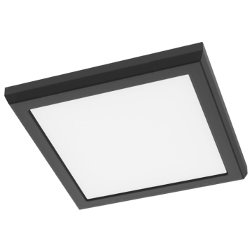 SATCO|NUVO Blink Performer LED Surface Mount - 10W - 7" Square - CCT Selectable - Black - 120V