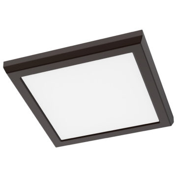 SATCO|NUVO Blink Performer LED Surface Mount - 10W - 7" Square - CCT Selectable - Bronze - 120V