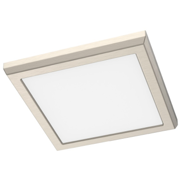 SATCO|NUVO Blink Performer LED Surface Mount - 10W - 7" Square - CCT Selectable - Brushed Nickel - 120V
