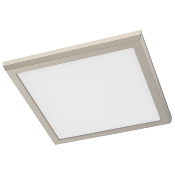 SATCO|NUVO Blink Performer LED Surface Mount - 11W - 9" Square - CCT Selectable - Brushed Nickel - 120V