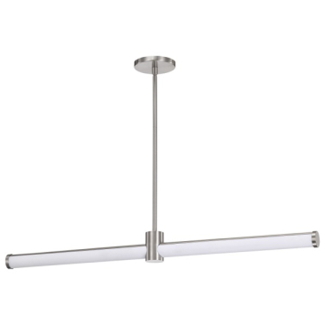 SATCO|NUVO Bowman LED Island Pendant - Brushed Nickel
