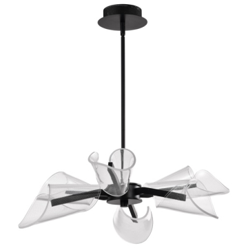 SATCO|NUVO Sedona LED Chandelier - 31W - 3000K - 120V - Matte Black