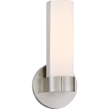 SATCO|NUVO Bond LED Wall Sconce - 10" - 3000K - 120V - Brushed Nickel
