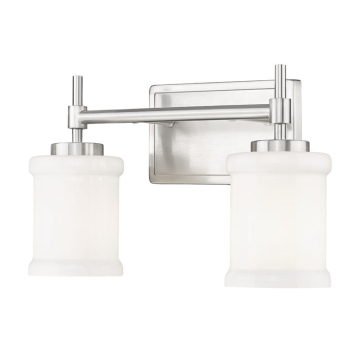 Z-Lite Cadoc 2-Light Vanity - 120V - Brushed Nickel