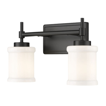 Z-Lite Cadoc 2-Light Vanity - 120V - Matte Black