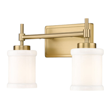 Z-Lite Cadoc 2-Light Vanity - 120V - Modern Gold