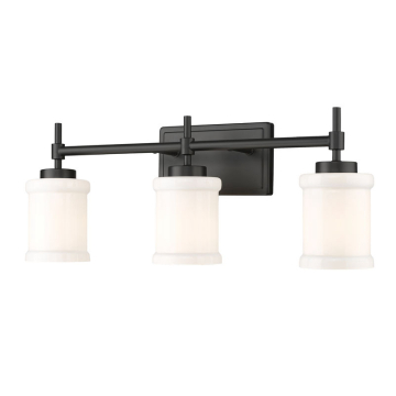 Z-Lite Cadoc 3-Light Vanity - 120V - Matte Black