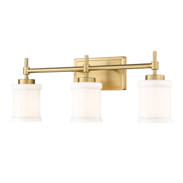 Z-Lite Cadoc 3-Light Vanity - 120V - Modern Gold