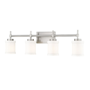 Z-Lite Cadoc 4-Light Vanity - 120V - Brushed Nickel
