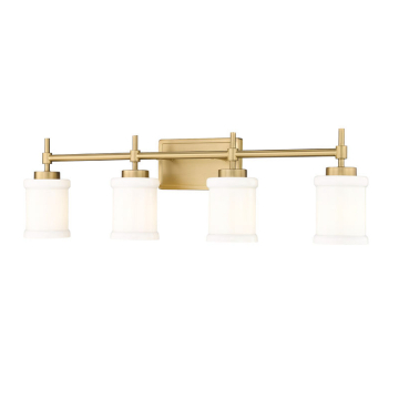 Z-Lite Cadoc 4-Light Vanity - 120V - Modern Gold