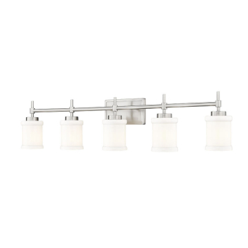 Z-Lite Cadoc 5-Light Vanity - 120V - Brushed Nickel