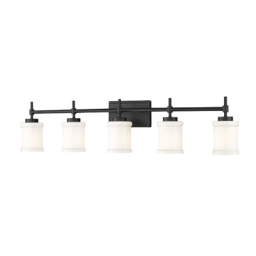 Z-Lite Cadoc 5-Light Vanity - 120V - Matte Black