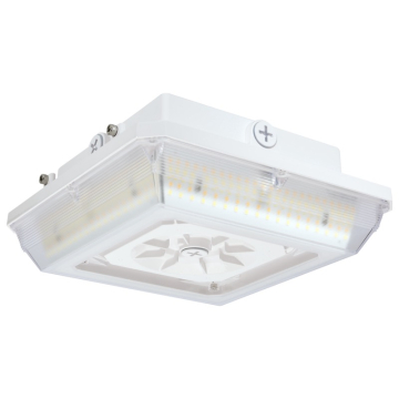 SATCO|NUVO Square LED Canopy Light - 60 | 75 | 90W - CCT Selectable - 120-277V - White