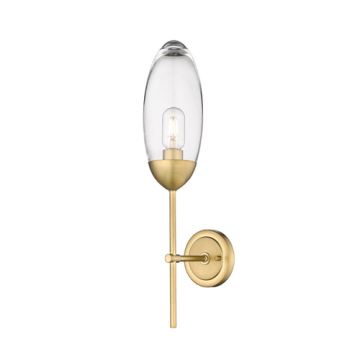 Z-Lite Arden 1-Light Wall Sconce - 120V - Rubbed Brass