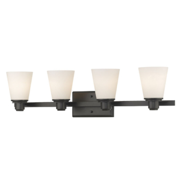 Z-Lite Kayla 4-Light Vanity - 120V - Bronze