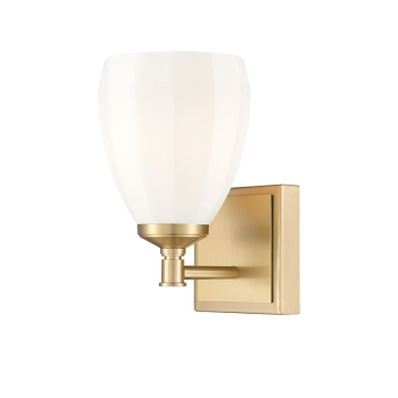 Z-Lite Oren 1-Light Vanity - 120V - Modern Gold / Matte Opal