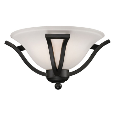Z-Lite Lagoon 1-Light Wall Sconce - 120V - Matte Black