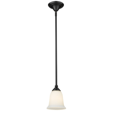 Z-Lite Lagoon 1-Light Pendant - 120V - Matte Black