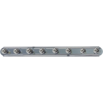 Maxim Lighting Essentials 8-Light Racetrack Vanity Light - 120V - Satin Nickel