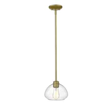 Z-Lite Amon 8" 1-Light Pendant - 120V - Satin Gold