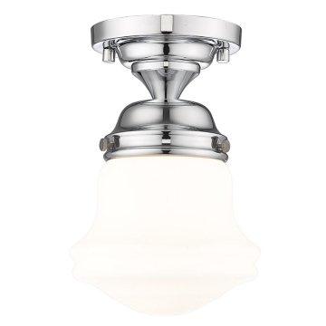 Z-Lite Vaughn 6" 1-Light Flush Mount - 120V - Chrome