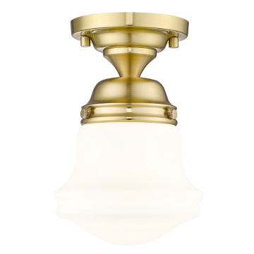Z-Lite Vaughn 6" 1-Light Flush Mount - 120V - Luxe Gold