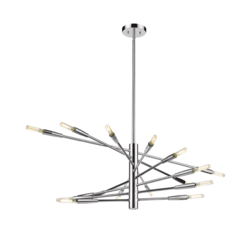 Z-Lite Ascension 42" 16-Light Chandelier - 120V - Chrome