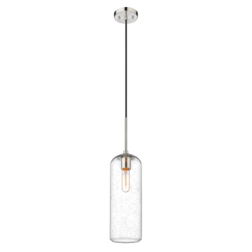 Z-Lite Monty 22" 1-Light Pendant - 120V - Brushed Nickel / Seedy