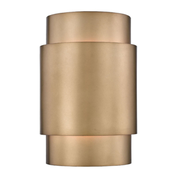Z-Lite Harlech 2-Light Wall Sconce - 120V - Rubbed Brass