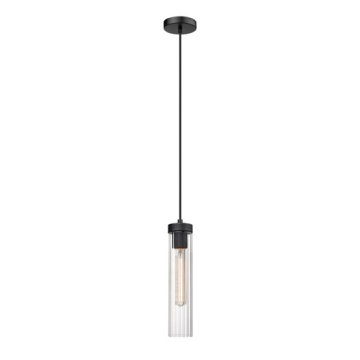 Z-Lite Beau 1-Light Pendant - 120V - Matte Black