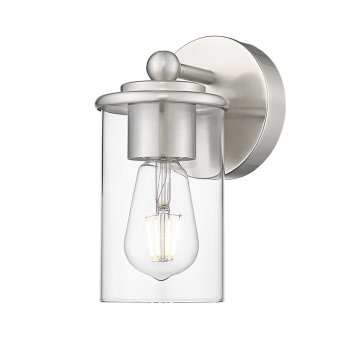 Z-Lite Thayer 1-Light Wall Sconce - 120V - Brushed Nickel
